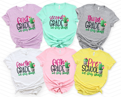 We Stay Sharp Collection | Grades & Teachers | DTF TRANSFER