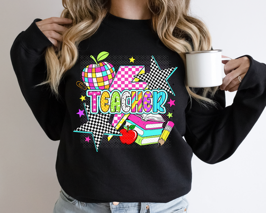 Teacher Lightning Bolt DTF TRANSFER