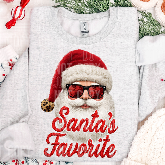 SANTA'S FAVORITE DTF TRANSFER