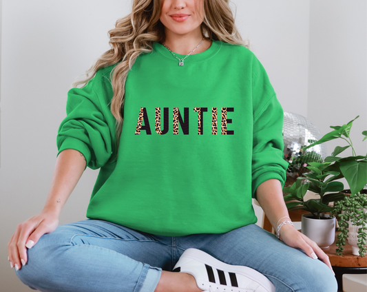 Auntie Half Leopard DTF TRANSFER
