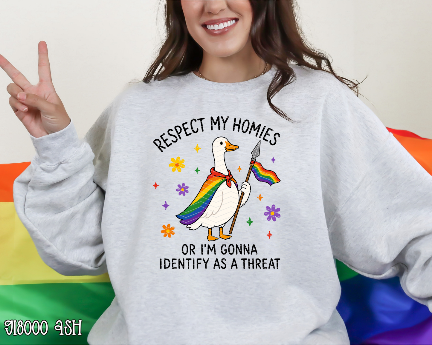 Respect My Homies Goose DTF TRANSFER