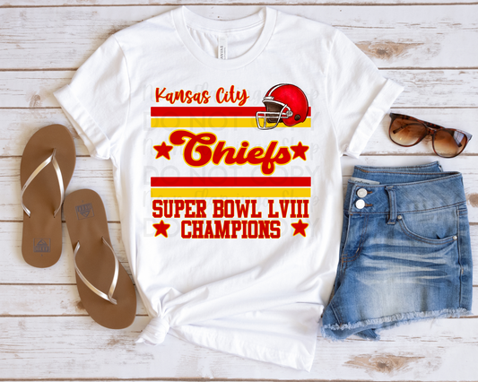 KC Chiefs Super Bowl Champions DTF TRANSFER