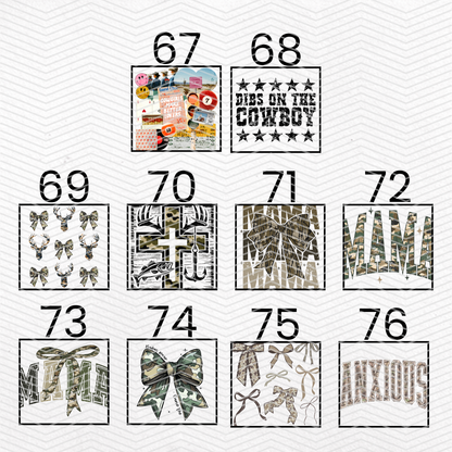 CAMO $2 Transfers - LIVE SALE ONLY