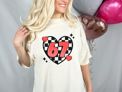 Valentine 67 Heart DTF TRANSFER