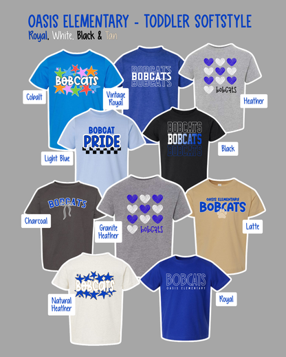 OASIS ELEMENTARY - TODDLER Softstyle Short Sleeve Tees