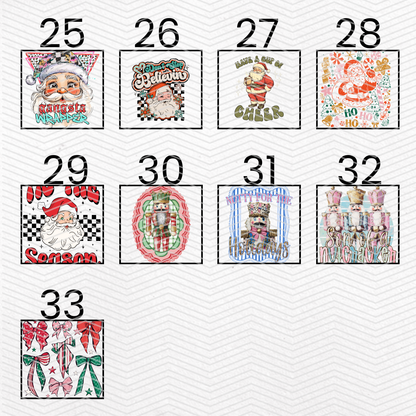TRADITIONAL CHRISTMAS 1 $2 Transfers - LIVE SALE ONLY