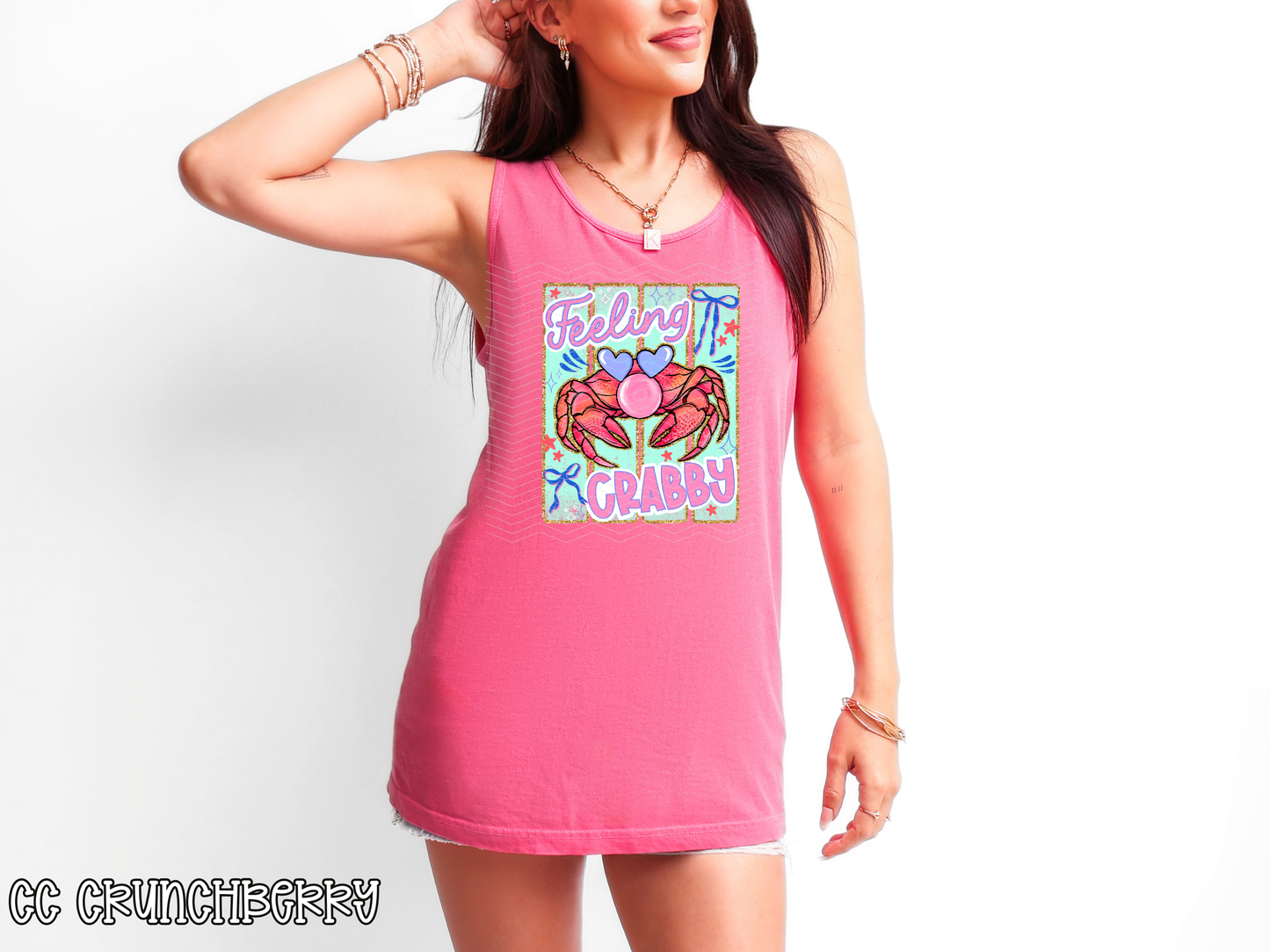 Feeling Crabby Stripes DTF TRANSFER