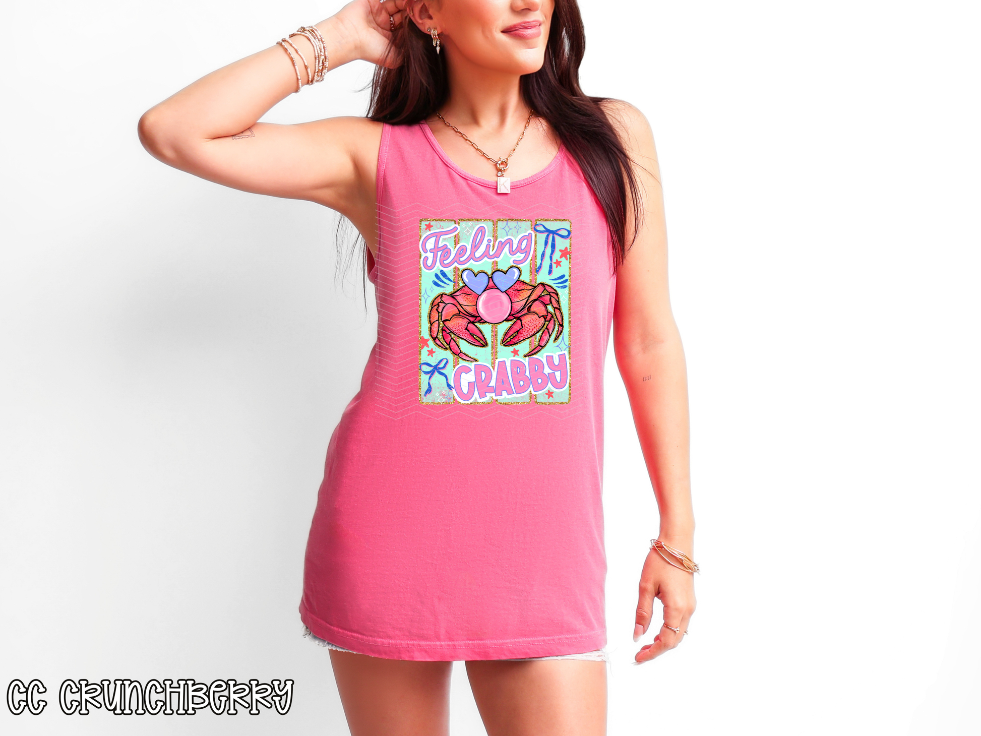Feeling Crabby Stripes DTF TRANSFER
