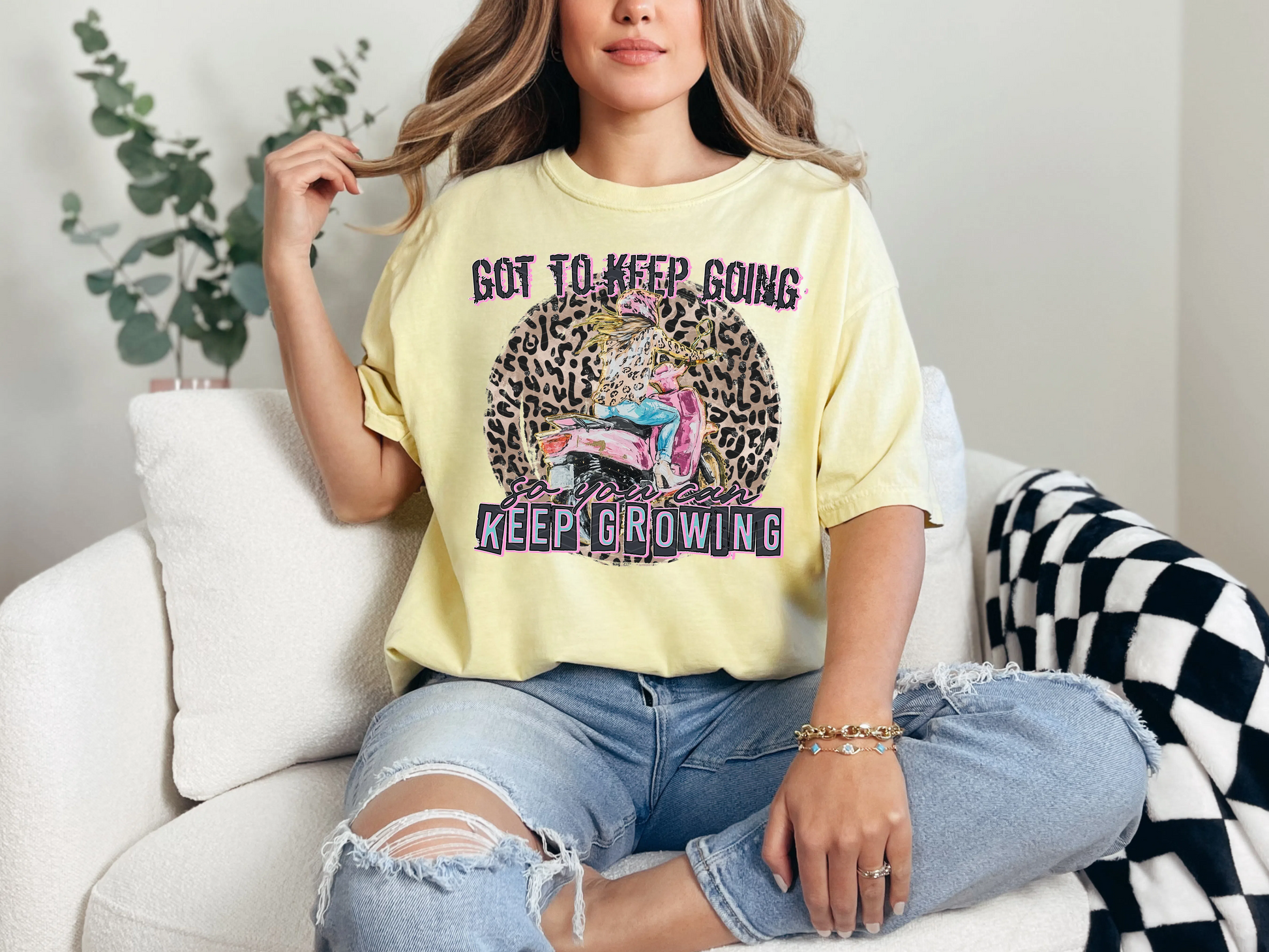 Got to Keep Going So You Can Keep Growing DTF TRANSFER