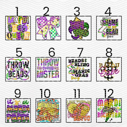 MARDI GRAS $2 Transfers - LIVE SALE ONLY