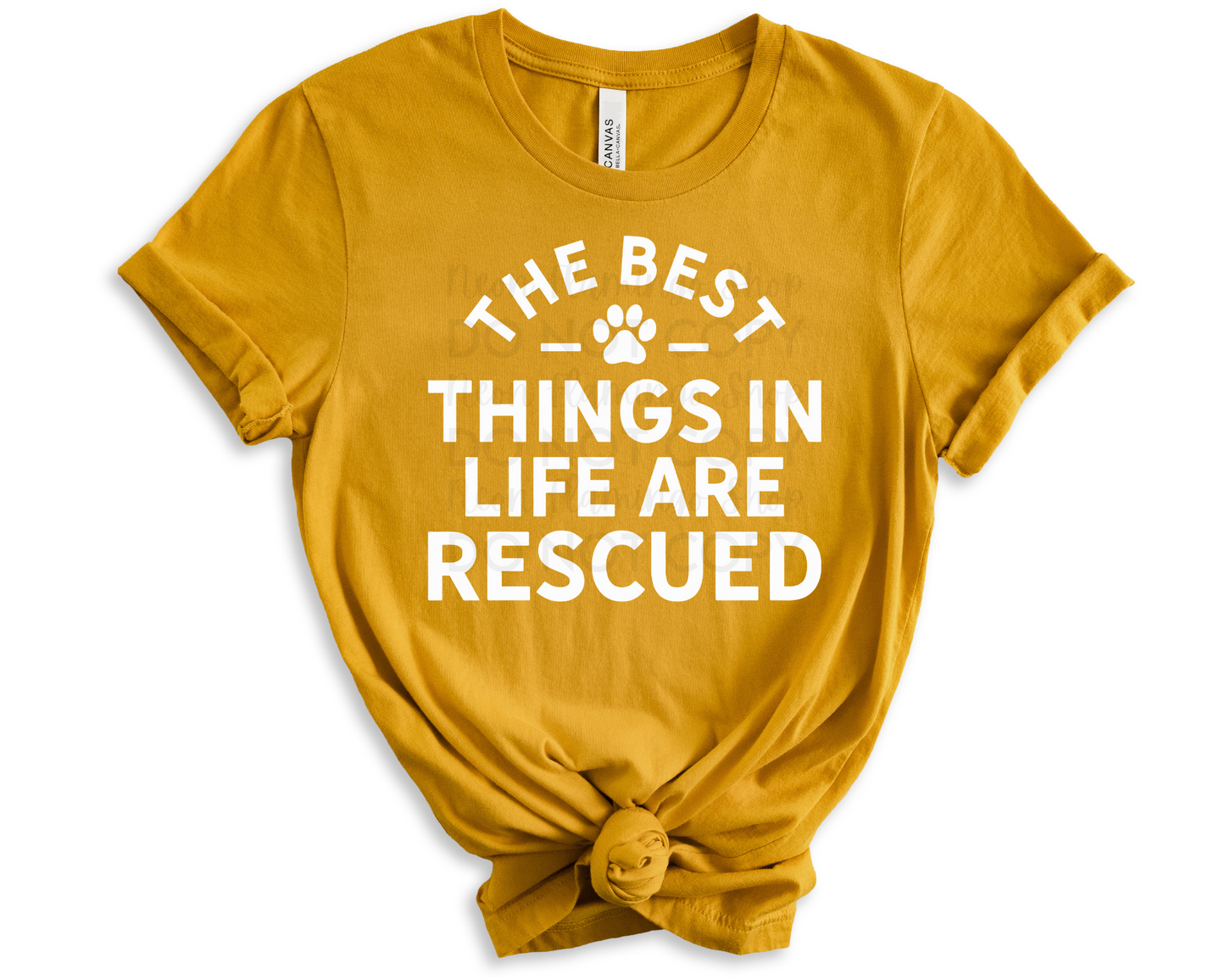 The Best Things In Life Are Rescued DTF TRANSFER