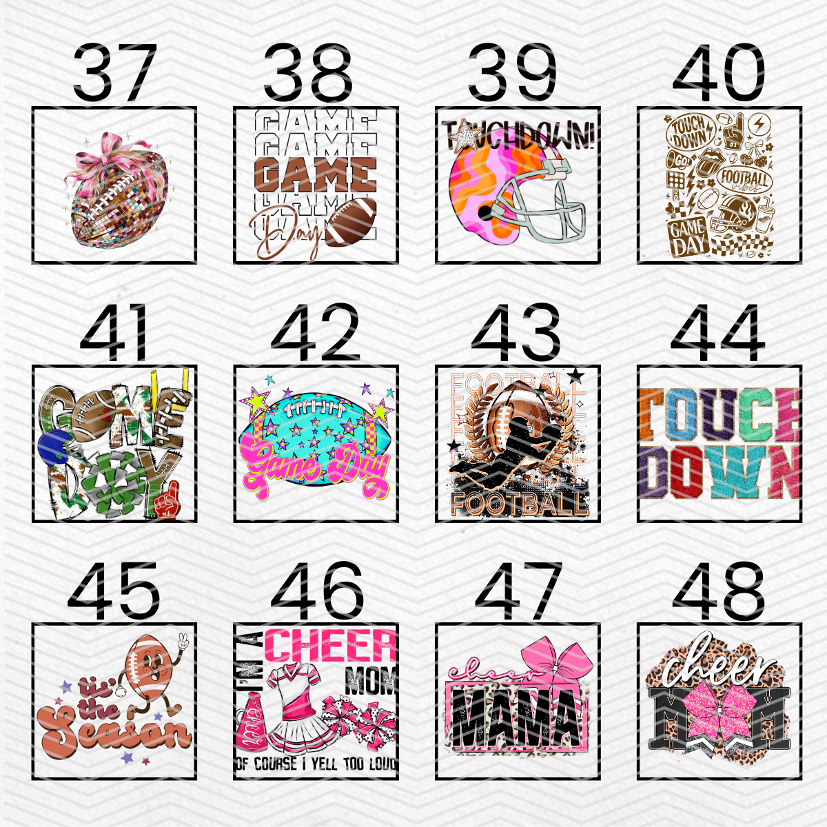 SPORTS $2 Transfers - LIVE SALE ONLY Printed Transfers Unlimited Quantities Flat Rate Shipping $10 via UPS Final Sales No Returns or Exchanges