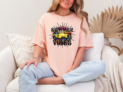 Summer Vibes Off Road Yellow DTF TRANSFER