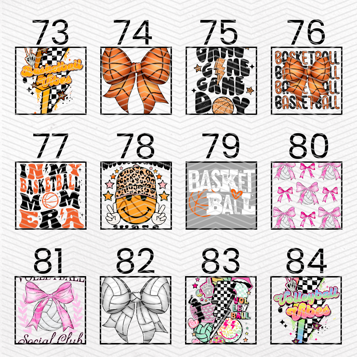 SPORTS $2 Transfers - LIVE SALE ONLY Printed Transfers Unlimited Quantities Flat Rate Shipping $10 via UPS Final Sales No Returns or Exchanges