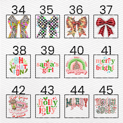 TRADITIONAL CHRISTMAS 2 $2 Transfers - LIVE SALE ONLY