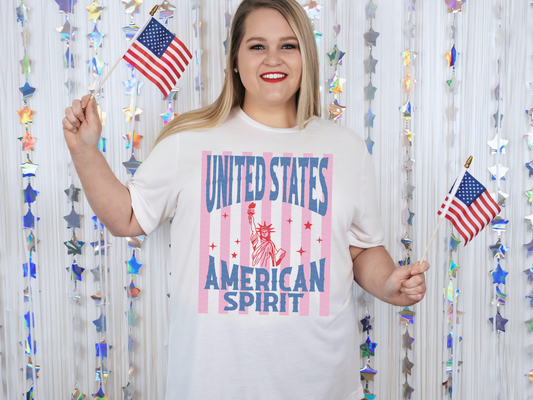 United States American Spirit Stripes DTF TRANSFER