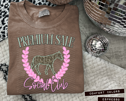 Premium Sale Social Club Horse Camo DTF TRANSFER