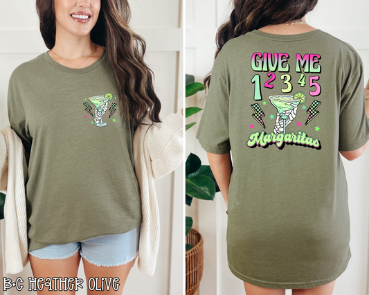 Give Me 5 Margaritas Pocket DTF TRANSFER