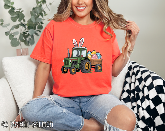 Easter Tractor DTF TRANSFER