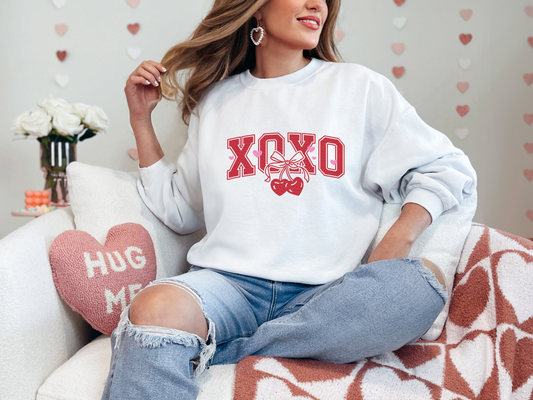XOXO Cherry Bow DTF TRANSFER