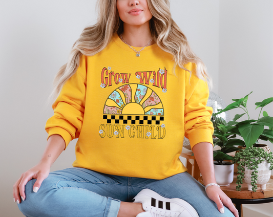 Grow Wild Sun Child DTF TRANSFER