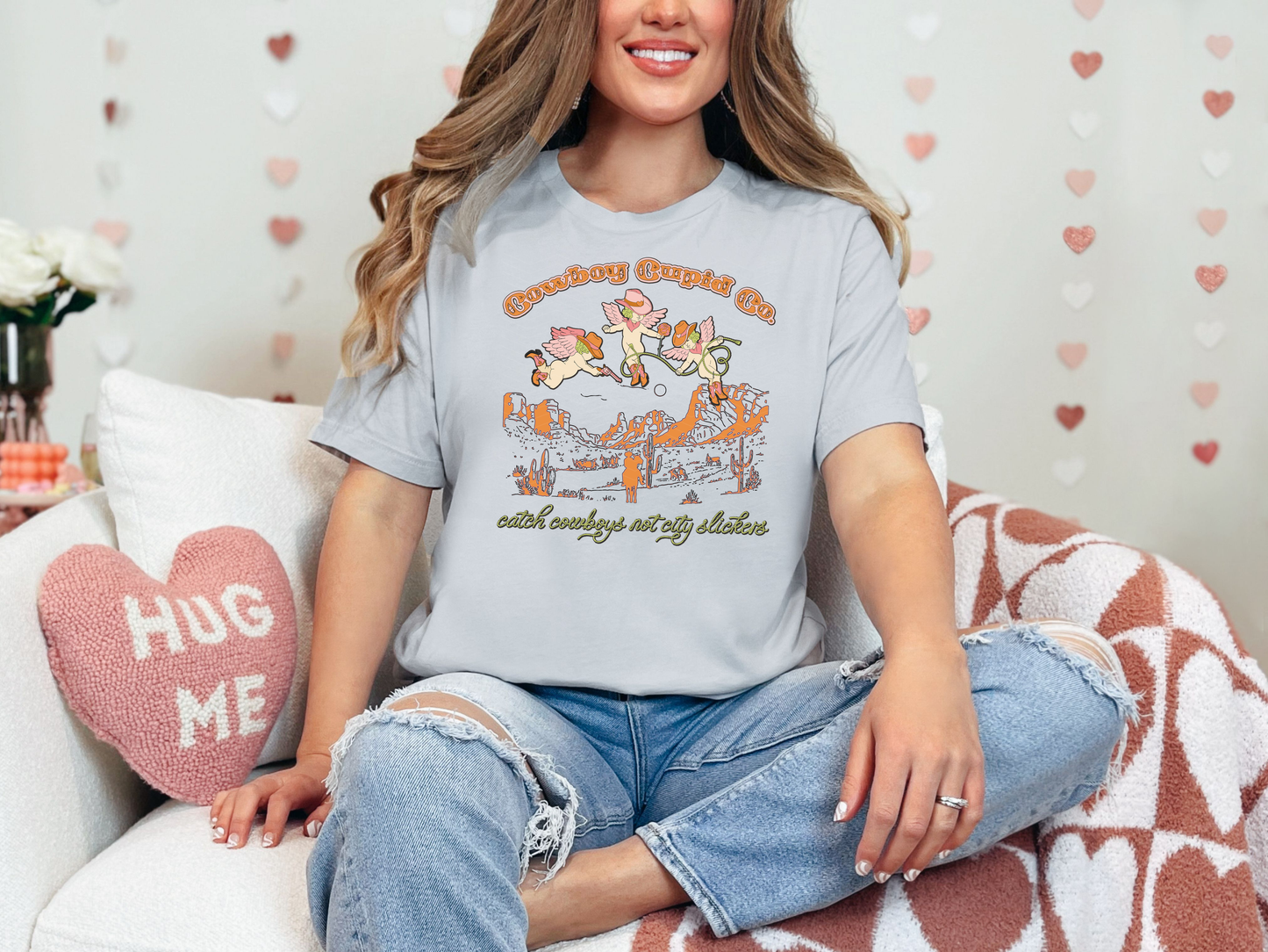 Cowboy Cupid Co Catch Cowboys Not City Slickers DTF TRANSFER