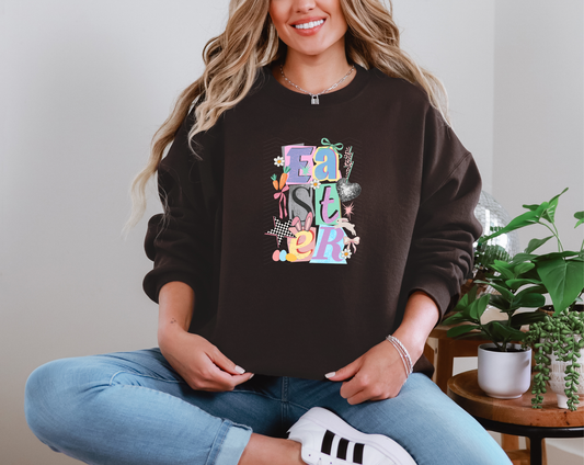Easter Magazine Letters Preppy DTF TRANSFER