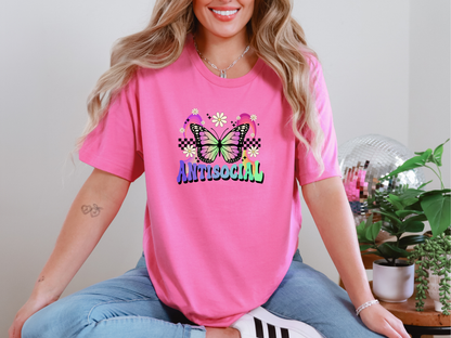 Antisocial Butterfly DTF TRANSFER