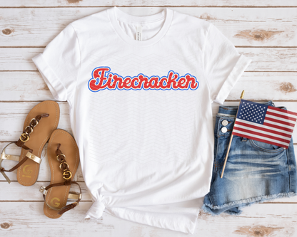 Firecracker RWB DTF TRANSFER