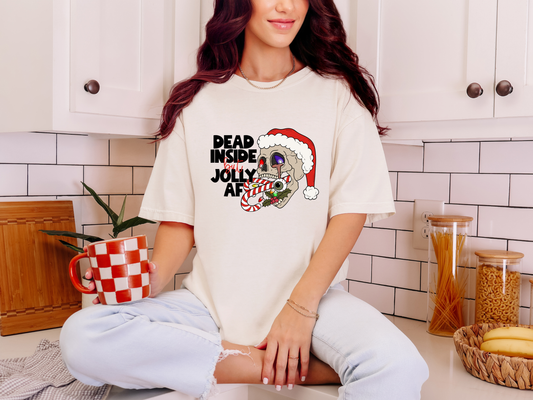 Dead Inside But Jolly AF DTF TRANSFER