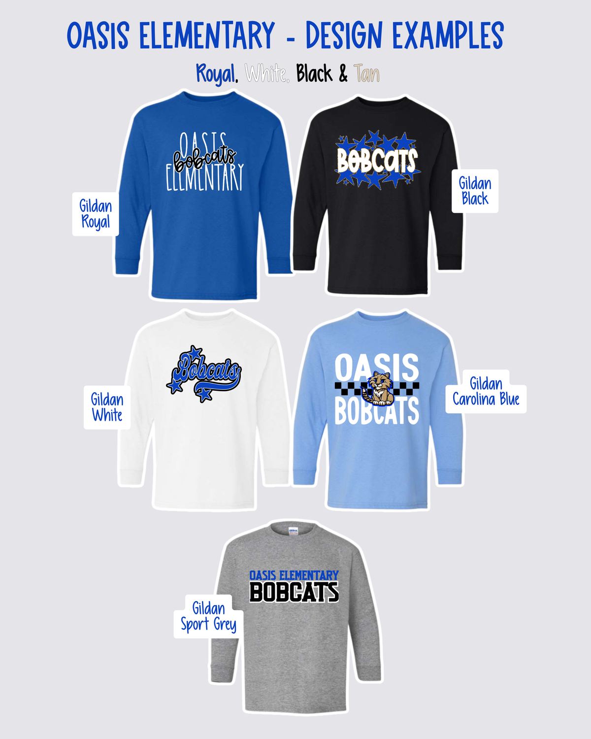 OASIS ELEMENTARY - YOUTH Long Sleeve Tees