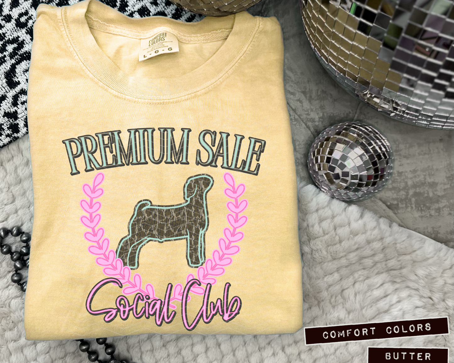 Premium Sale Social Club Goat Camo DTF TRANSFER