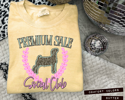 Premium Sale Social Club Goat Camo DTF TRANSFER