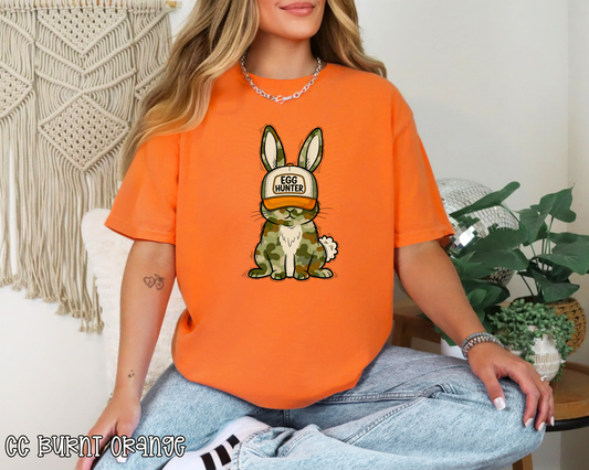 Egg Hunter Camo Bunny DTF TRANSFER