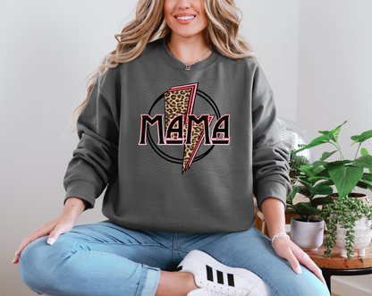 Mama Thunder Lightning Bolt Leopard DTF TRANSFER