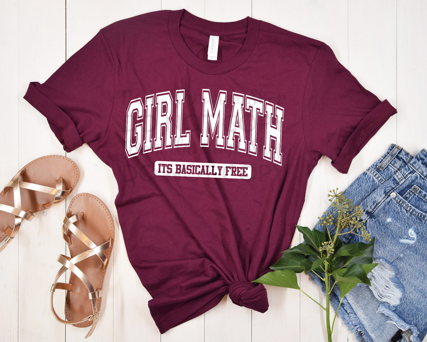 Girl Math DTF TRANSFER