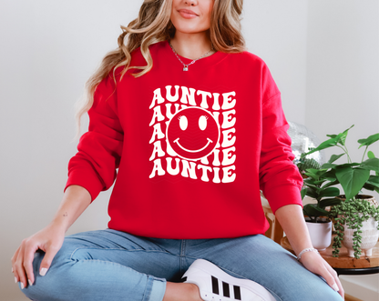 Auntie Retro Smiley DTF TRANSFER