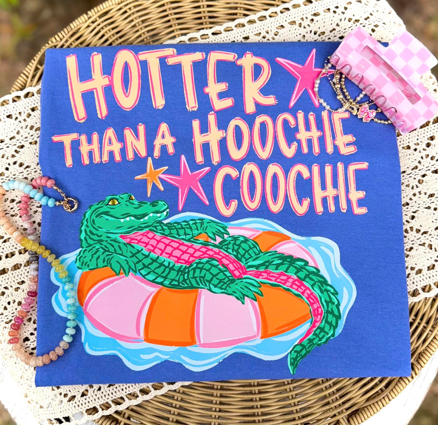 Hotter Than A Hoochie Coochie Gator DTF TRANSFER