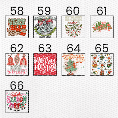 TRADITIONAL CHRISTMAS 2 $2 Transfers - LIVE SALE ONLY