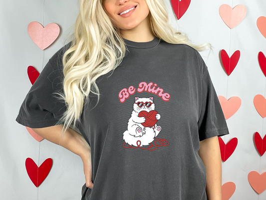 Be Mine Cat DTF TRANSFER