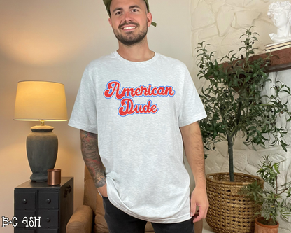 American Dude RWB DTF TRANSFER