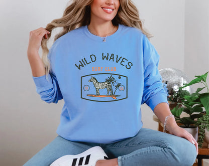 Wild Waves Surf Club | 2 Colors | DTF TRANSFER