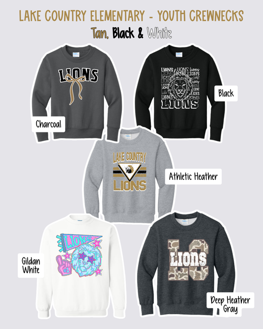 LAKE COUNTRY - YOUTH Crewneck Sweatshirt