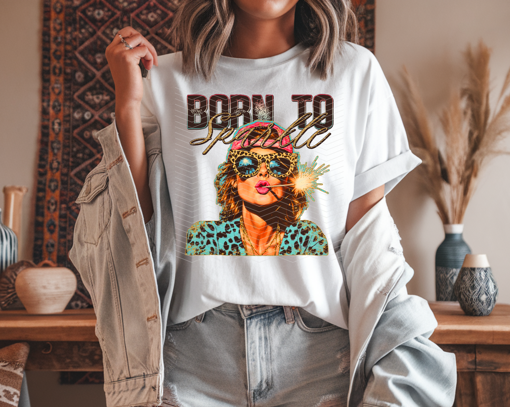 Born to Sparkle DTF TRANSFER