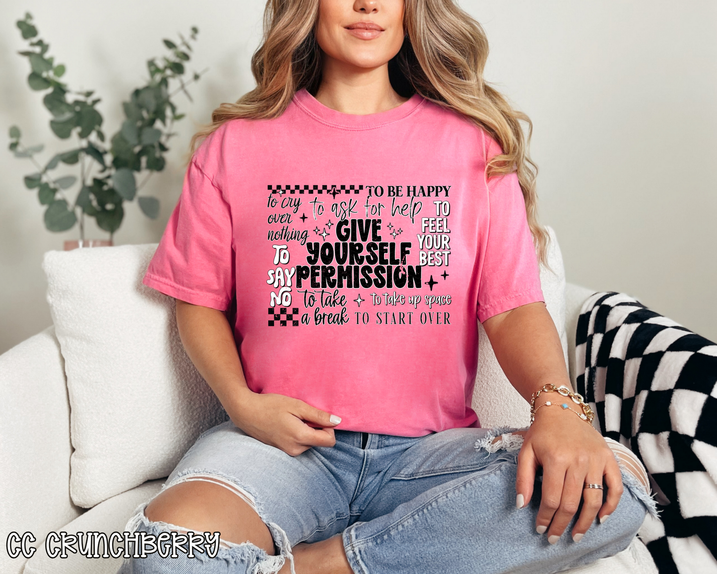 Give Yourself Permission DTF TRANSFER