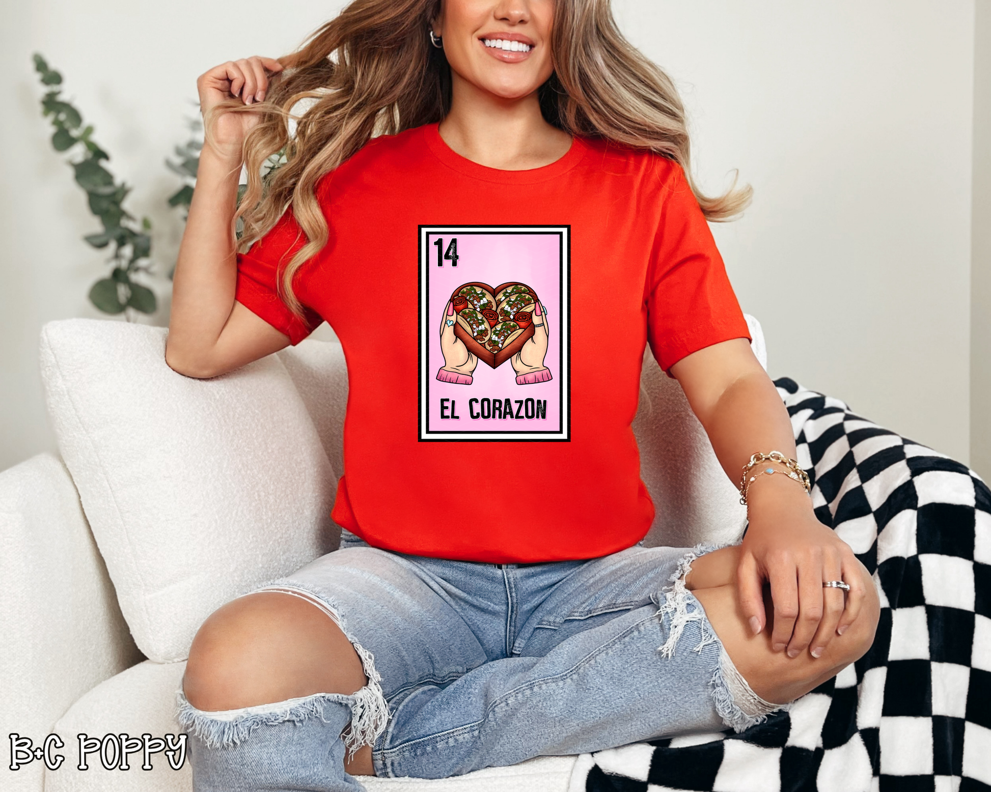 El Corazon Tacos Loteria DTF TRANSFER