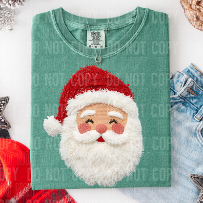 Faux Yarn Santa Light Skin DTF TRANSFER