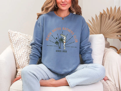 Beach Bayou Bathers Club | 2 Colors | DTF TRANSFER