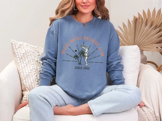 Beach Bayou Bathers Club | 2 Colors | DTF TRANSFER