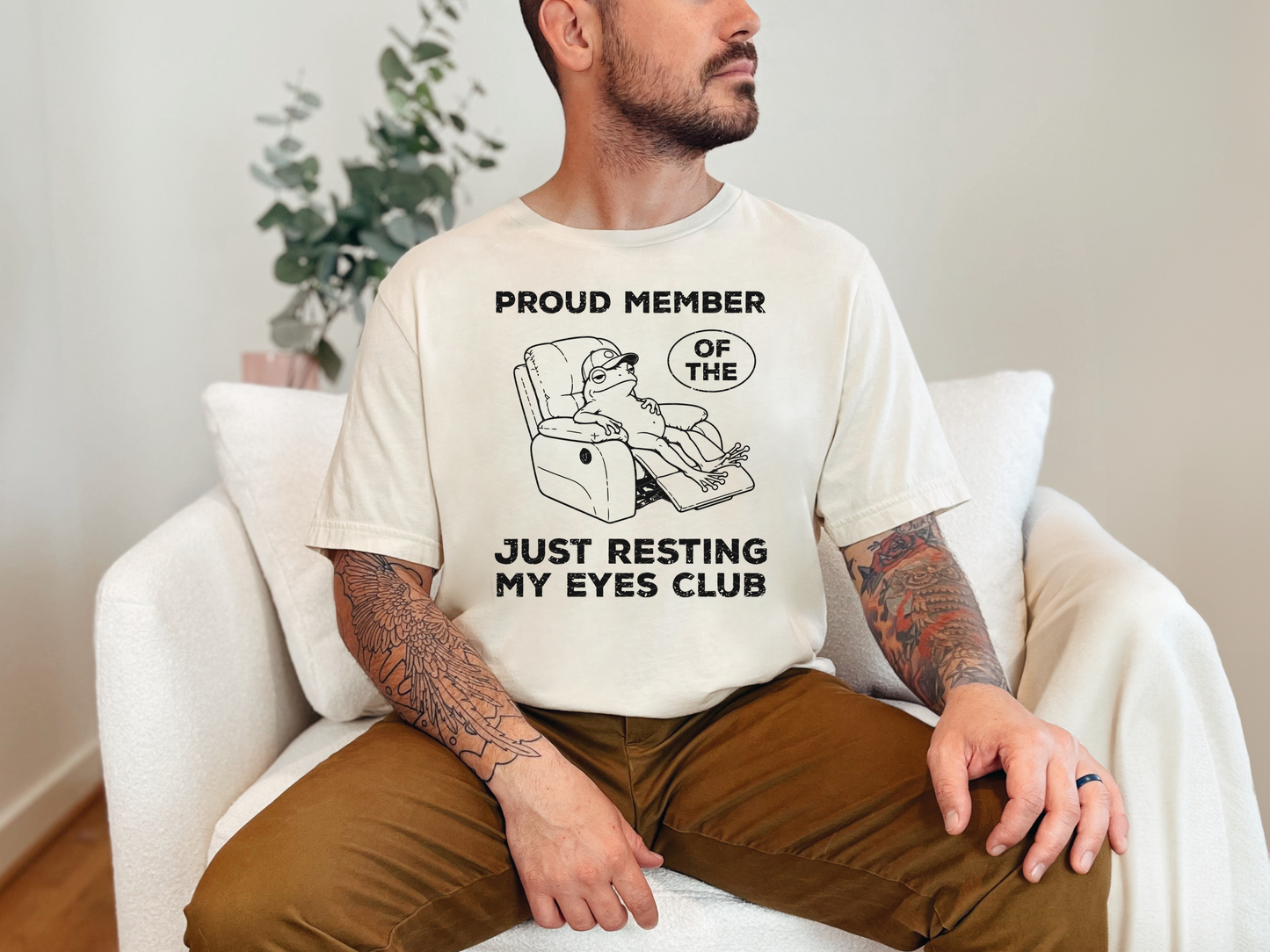 Proud Member of the Just Resting My Eyes Club DTF TRANSFER